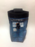 Doctor Who Police Box Chalkbag Blue and White Rock Climbing Bag